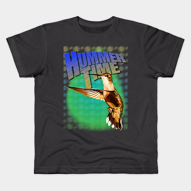 Hummer Time Kids T-Shirt by Ripples of Time